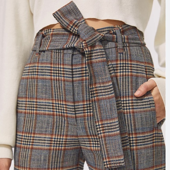 Wilfred New Tie-Front Check Pant - Picture 3 of 5